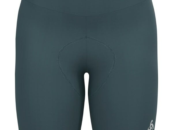 ODLO Essential Tights Short W - Cuissard de vélo pour femme Gris taille L