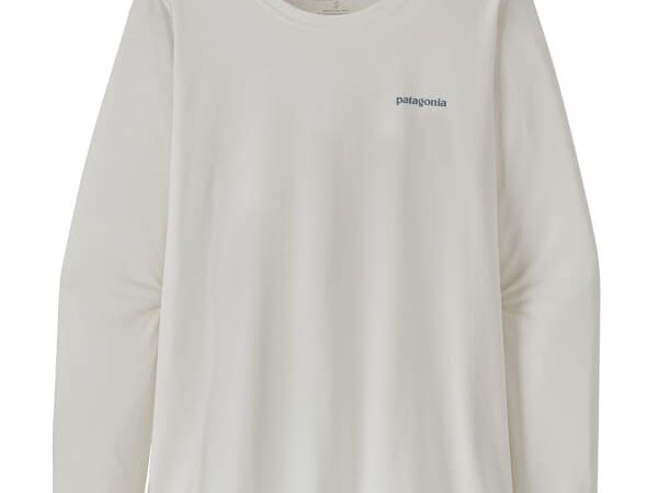 T-shirt PATAGONIA W's L/s Cap Cool Daily Graphic Shirt Waters Blanc XS 2026