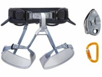 Kit Corax Sm'd Tl Grigri Gris / Noir 1 2025 - Harnais escalade Petzl