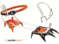PETZL Irvis Hybrid Ll Universel Orange / Noir Unique 2025 - Crampons hybrides pour approches et ski en milieu glaciaire