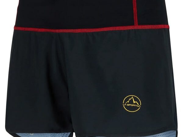 Short de course La Sportiva Tempo pour homme - Noir - Taille XL