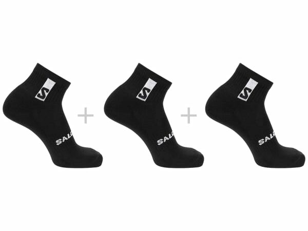 Chaussettes SALOMON Everyday Ankle 3-pack - Noir - taille 45-47