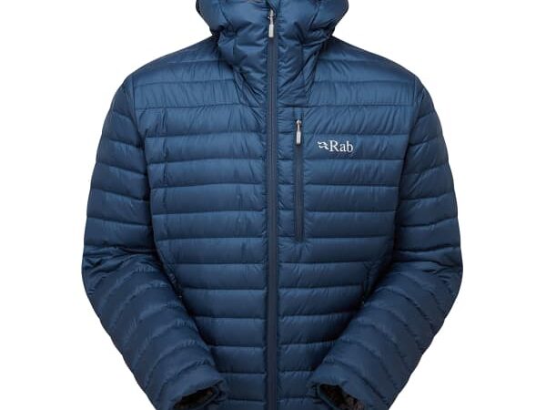 Doudoune à capuche RAB Microlight Alpine Jacket - Bleu - taille S 2025
