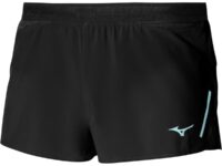 Short de running Mizuno Aero Split 1.5 pour homme - Noir - taille XXL
