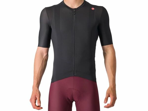 Maillot de cyclisme CASTELLI Espresso Jersey Light - Noir / Gris - taille S 2025
