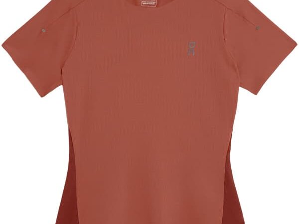 Tee-shirt de running ON RUNNING Performance-t W - Rouge / Orange - taille L 2024