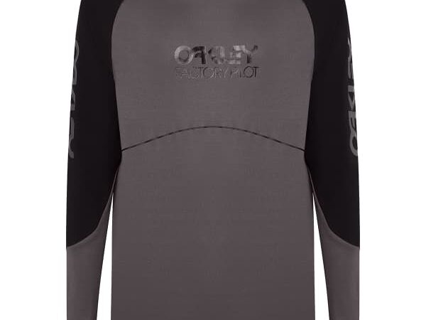 Maillot de VTT Oakley Maven Scrub Ls Jersey Noir / Gris Taille S