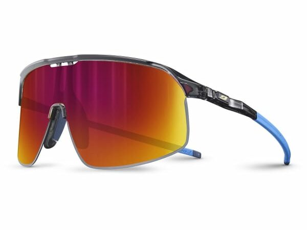 JULBO Density Noir / Bleu 2024 Lunettes de soleil de performance pour la course à pied et le trail