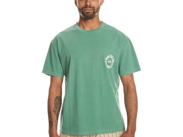 Tee-shirt homme Quiksilver No Water Sucks Ss - Vert - taille L 2024