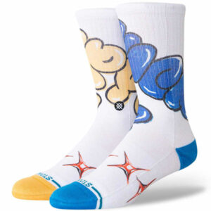 Chaussettes STANCE Tryin Sucker Crew – Blanc – taille 43/46 2025