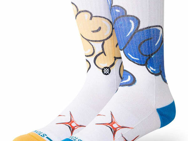 Chaussettes STANCE Tryin Sucker Crew - Blanc - taille 43/46 2025