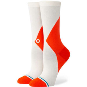 Chaussettes STANCE Reflect Crew Blanc/Orange Taille 38/42 2025