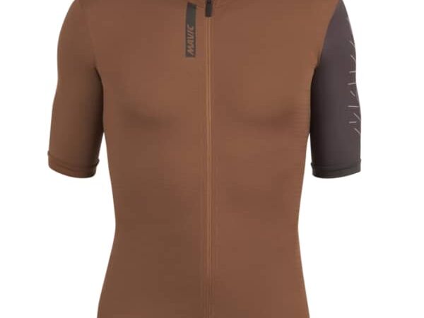 Maillot de vélo MAVIC Essential Jersey - Marron taille L 2025