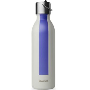 Bouteille isotherme QWETCH Active Sport 600ml Gris/Violet