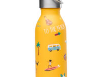 Bouteille isotherme QWETCH Insulated Stainless Steel Bottle pour enfants 350 Ml Jaune 2025