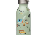 Bouteille isotherme Qwetch Insulated Stainless Steel Kids Yosemite 350ml Vert 2025