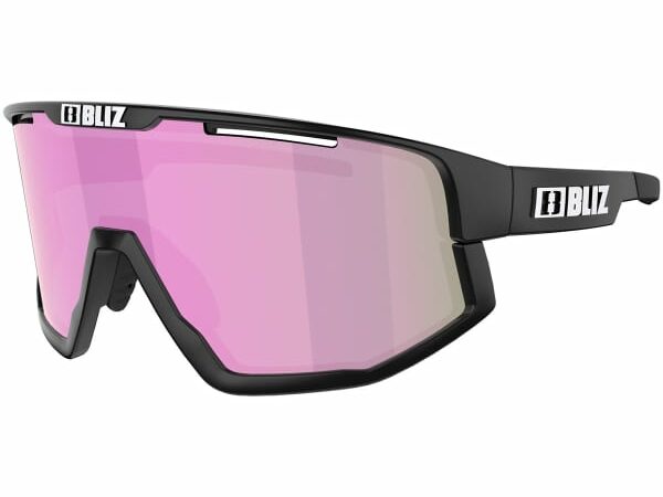 Lunettes de sport BLIZ Fusion Small Noir / Rose Unique 2025