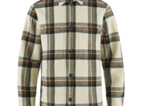 Surchemise FJALLRAVEN Singi Flannel Overshirt pour homme - Beige / Bleu - taille L 2025