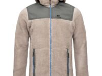 Veste isolante Elevenate Glacier Pile Hood - Beige taille L 2025