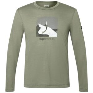 Haut à manches longues pour homme SUPER.NATURAL Almost Done Ls – Vert – taille L 2025