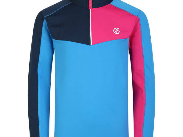 DARE 2B Formate Ii Core Stretch - Haut technique enfant - Bleu / Rose - Taille 7/8 ans 2024