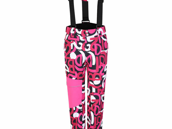 Pantalon de ski enfant Dare 2B Pow Pant - Rose / Rose / Blanc - Taille 11/12 ans