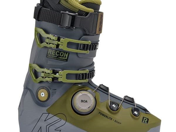 Chaussures de ski K2 Recon 130 Boa - Gris / Vert - taille 26.5 2025