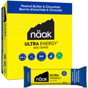 Barres énergétiques Naak Ultra Energy Bars Peanut Butter & Chocolate Pack X12