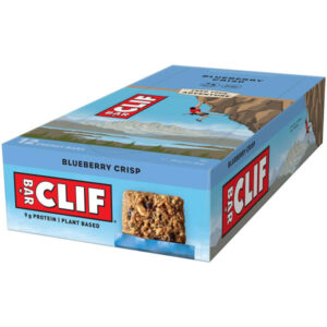 Barre énergétique CLIF BAR Blueberry Crisp Pack X12 Marron / Beige Unique 2025
