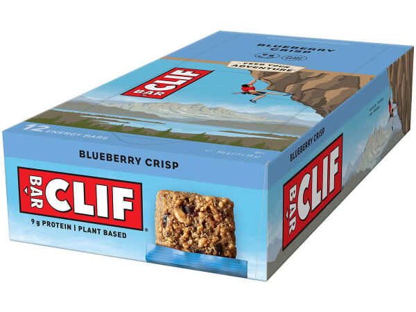 Barre énergétique CLIF BAR Blueberry Crisp Pack X12 Marron / Beige Unique 2025