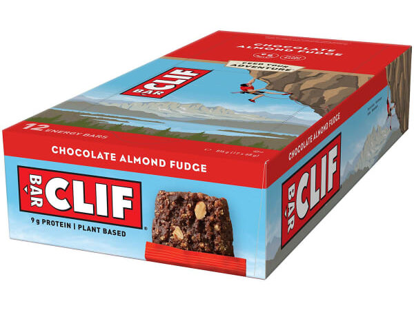 Barres énergétiques CLIF BAR Choc Almond Fudge Pack X12 Marron Unique 2025