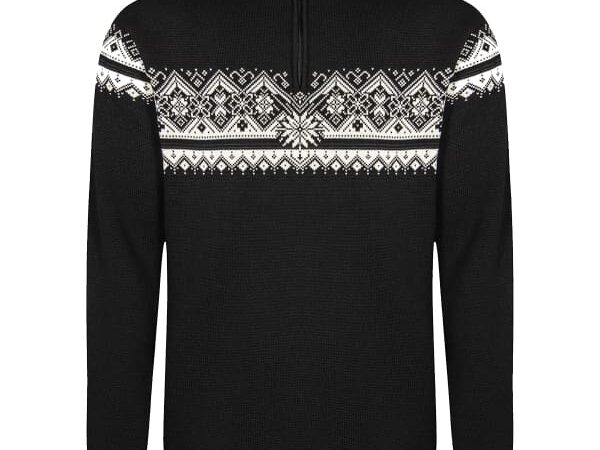Pull en laine DALE OF NORWAY Moritz M Sweater pour homme - Noir - taille XL
