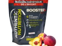 BOOSTER+ 1500g Pêche Orange Isotonique Energétique Sport Nutrition