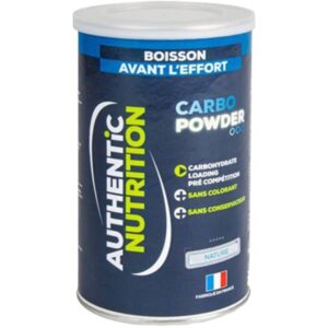 AUTHENTIC NUTRITION Carbo Powder Maltodextrine 600g Blanc Unique 2025 – Boisson énergétique pour sportifs d’endurance