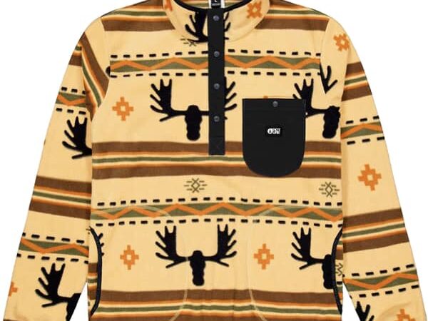 Picture Oravik 1/4 Fleece - Polaire homme marron taille M