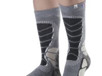 Chaussettes de randonnée Monnet Jarrette Trek Extra Light - Gris / Beige - taille 39/40 2025