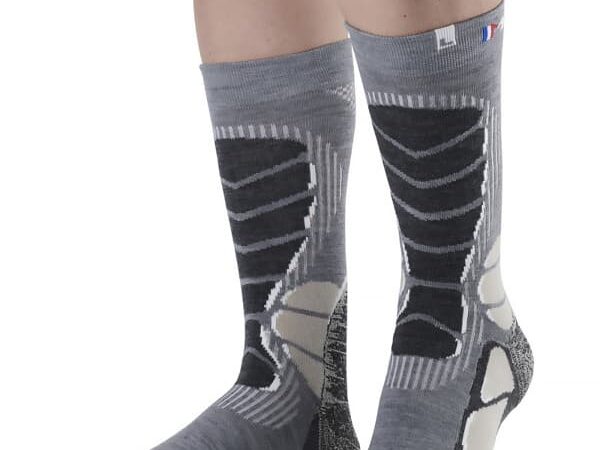 Chaussettes de randonnée Monnet Jarrette Trek Extra Light - Gris / Beige - taille 39/40 2025