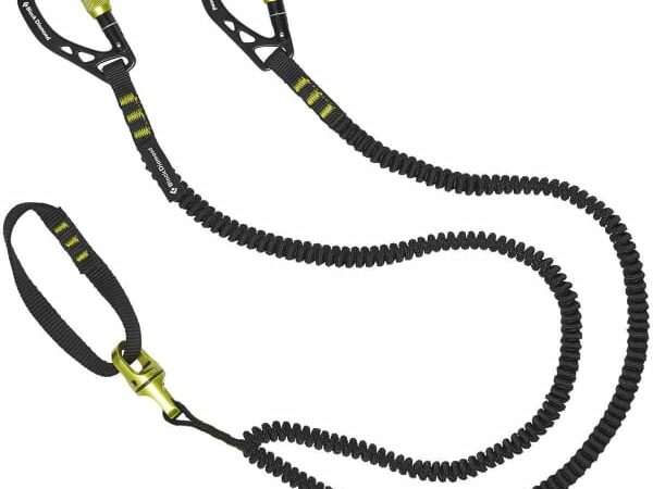 Leash pour piolets Black Diamond Spinner Leash Noir / Vert Unique 2025