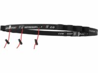 Ceinture COMPRESSPORT Race Belt Noir Unique 2025 pour la compétition de course à pied