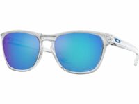 Lunettes de soleil Oakley Manorburn Pol Clr Bleu / Blanc 2025