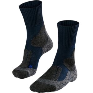 Chaussettes de marche Falke TK1 Cool pour homme – Bleu – taille 44/45