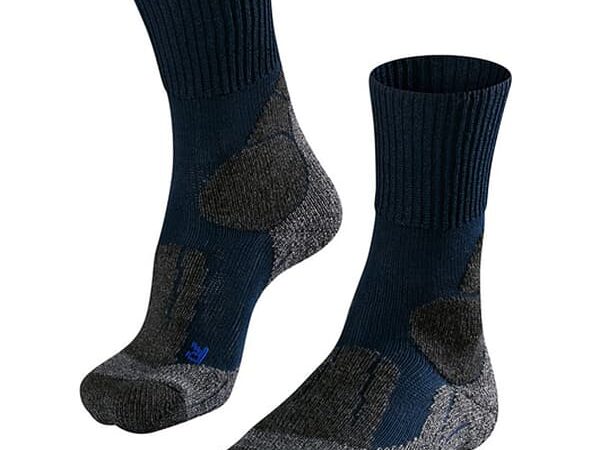 Chaussettes de marche Falke TK1 Cool pour homme - Bleu - taille 44/45