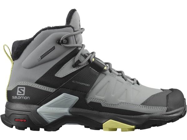 Chaussure de marche SALOMON X Ultra 4 Mid Winter Ts Cswp W - Gris / Noir - taille 37 1/3 2024
