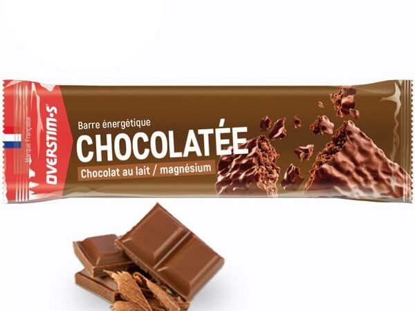 Barre énergétique chocolat-magnesium Overstims Marron Unique 2025