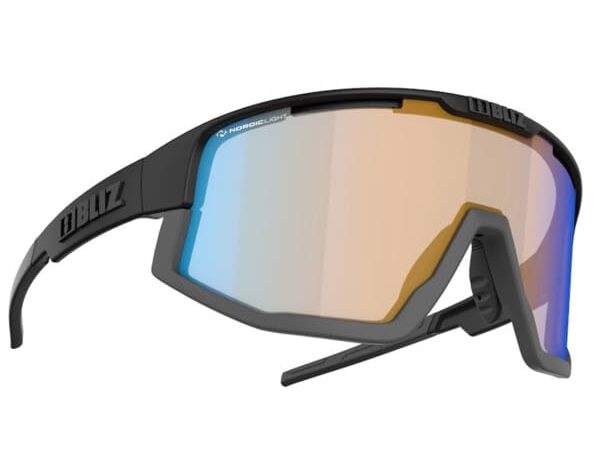 BLIZ Fusion Nano Optics Nordic Li Black & Coral W Noir / Gris / Orange 2024 Lunettes de sport réglables