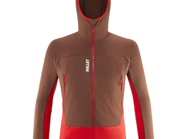 MILLET Fusion Grid Hoodie M - Rouge / Marron - taille XS 2025