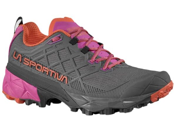 Chaussure de trail running La Sportiva Akyra II W - Gris/Rose - Taille 38