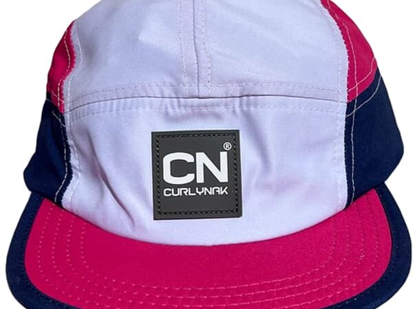 Casquette de running Curlynak 5 Pans Cap - Blanc / Rose / Bleu - Taille Unique 2025
