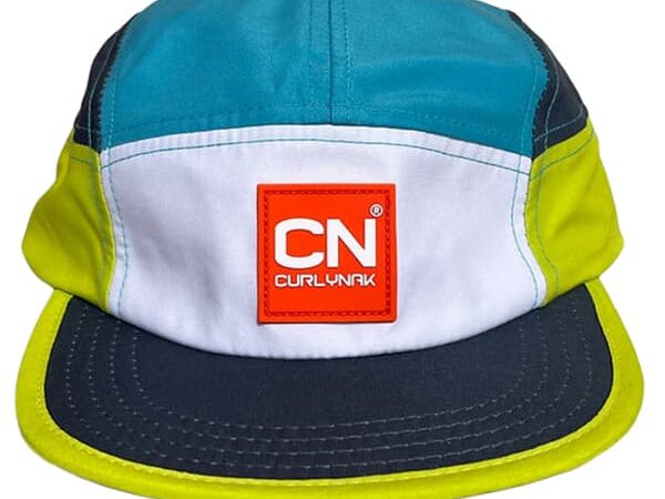 Casquette de running Curlynak 5 Pans Cap - Bleu / Blanc / Vert - Taille Unique 2025