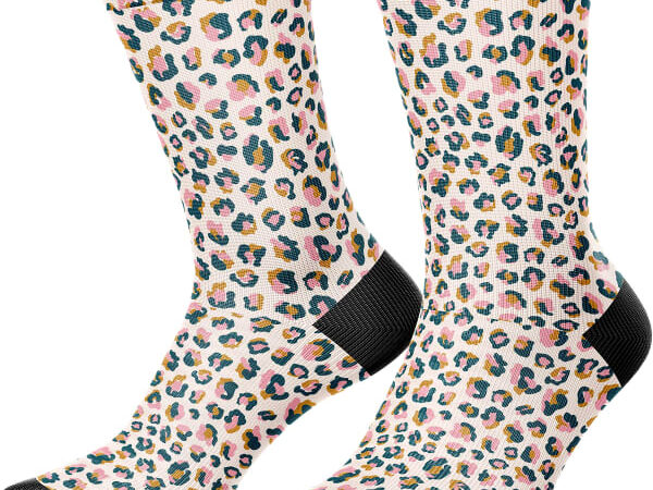 Chaussettes de course CURLYNAK - Rose / Beige / Vert - taille 35/38 2025